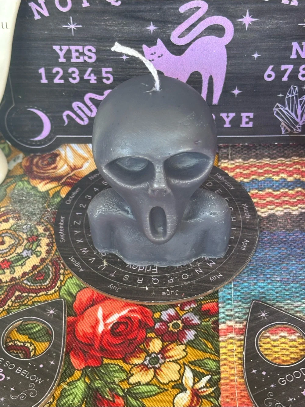 The Visitor Candle | Cryptid & UFO Gothic Decor